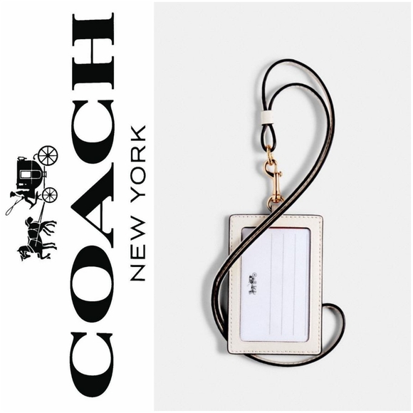 NWT | Coach Strawberry Print ID Lanyard - Picture 3 of 4
